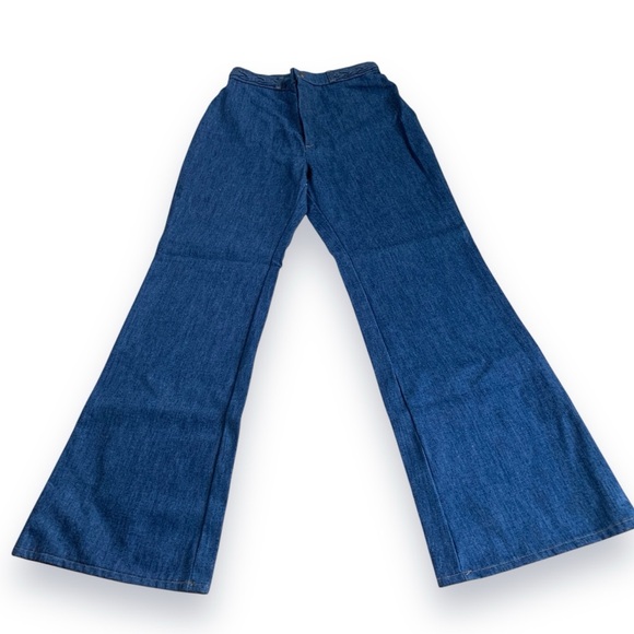 Vintage 70s Levi’s Orange Tab High Rise Bell Bottom Jeans Deadstock USA Sz 29 - Picture 4 of 16